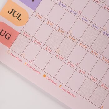 2026 2027 Academic Year Wall Planner | Landscape | Boho Arches, 5 of 7