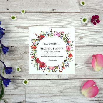 Floral Bloom Wedding Stationery, 8 of 12