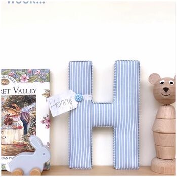 Pink And Blue Fabric Letter, 11 of 12