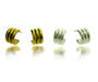 Silver Or Gold Tri Band Hooplets, thumbnail 1 of 3