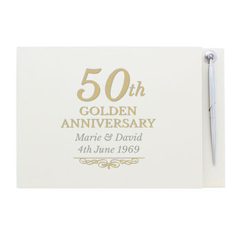 Personalised 50th Golden Anniversary Book, 2 of 7