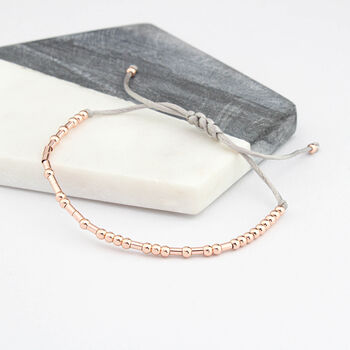 Morse Code 'Strong And Fearless' Bracelet, 4 of 7