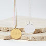 Personalised Special Date Gold Plated Disc Necklace, thumbnail 3 of 12