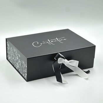 Personalised Keepsake Box With Elegant Floral Accents, 4 of 12