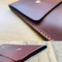 Personalised Brown Leather A5 Travel Documents Wallet, thumbnail 3 of 11