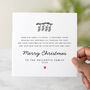 Personalised Poem Stocking Family Christmas Card, thumbnail 1 of 3