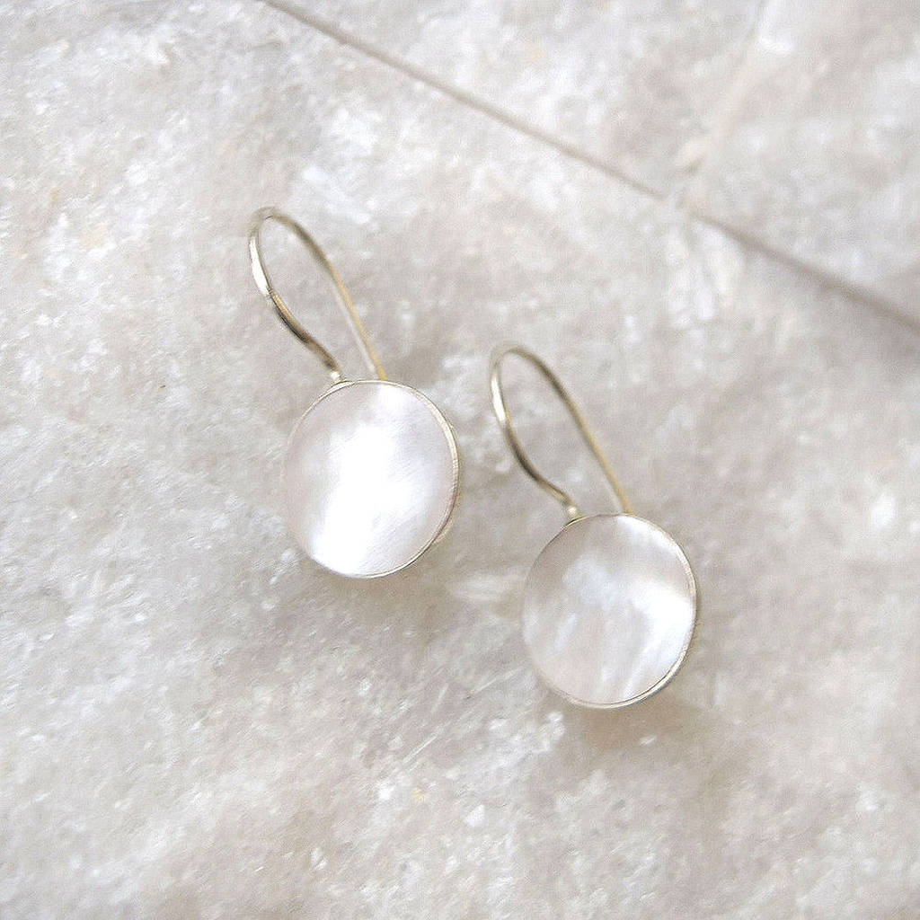 mother of pearl earrings