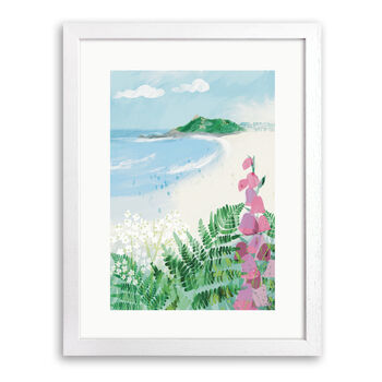 Porthmeor From The Coast Path Print By Gill Wild, 5 of 8