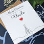 Personalised Handmade Christmas Card For Special Uncle, thumbnail 2 of 4