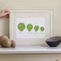 Brussel Sprout Family Print, thumbnail 1 of 6