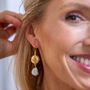 Roisin Baroque Pearl Drop Earrings, thumbnail 1 of 3