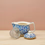 Patterned Ceramic Herbal Teapot Gift For Tea Lovers, thumbnail 1 of 11