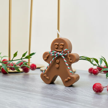 Christmas Gingerbread Candle Stocking Filler Gifts, 7 of 10