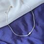 Sterling Silver Bead Boho Silver Indian Payal Anklet, thumbnail 2 of 3