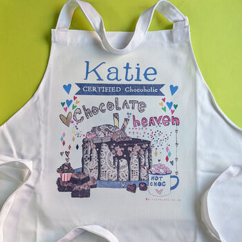 Personalised Chocoholic Apron, 4 of 4