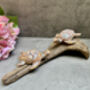 Double Painted Turtle Figurine Ornament – Root Sculpture, thumbnail 5 of 12