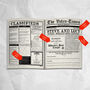 Personalised 'The Valen Times' Newspaper For Valentines, thumbnail 3 of 8