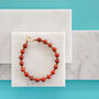 Mens Red Jasper Bracelet, thumbnail 1 of 2