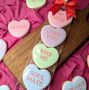 Personalised Love Heart Biscuits, thumbnail 1 of 4