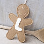 Personalised Handmade Felt Gingerbread Decoration, thumbnail 1 of 4