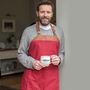 Personalised Heritage Waxed Cotton And Leather Apron, thumbnail 3 of 12