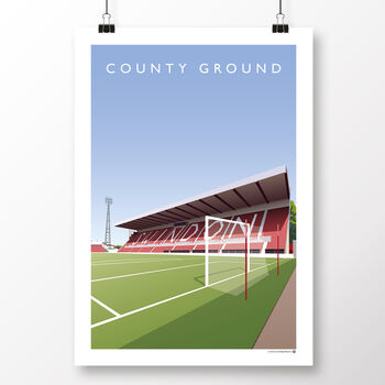 Swindon Town County Ground Poster, 2 of 8