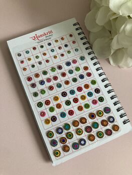 Assorted Designs Colourful 576 Bindi Book, 5 of 7