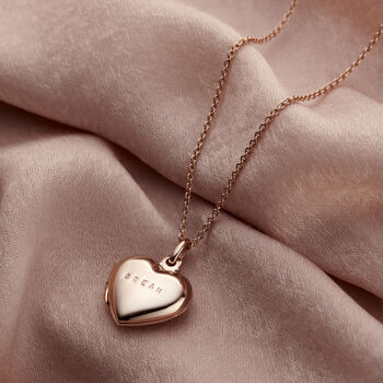 Personalised Small Heart Locket, 3 of 12