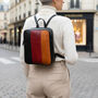 Women's Multi Coloured Genuine Leather Backpack, thumbnail 1 of 3