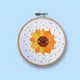 Sunflower Cross Stitch Kit, thumbnail 1 of 9