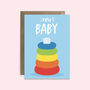 New Baby Card Stacking Toy Illustration, thumbnail 4 of 4