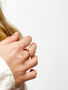 Adjustable Gold Single Drop Ring, thumbnail 2 of 7