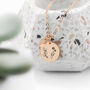 Personalised Rose Gold Plated Birth Flower Necklace, thumbnail 2 of 12