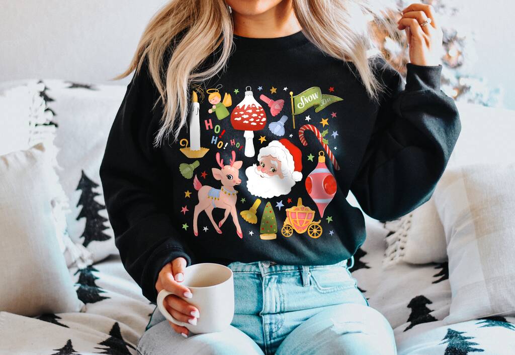 A Very Kitsch Christmas Sweatshirt, 1 of 4
