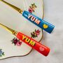 A Pair Of Fun, Coloured Cake Forks, thumbnail 4 of 9