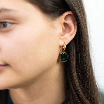 Pendant Hoop Earrings, 3 of 5