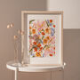 Brushstroke Floral Illustration Print, thumbnail 1 of 5