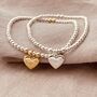 Lyra Heart And Cz Star Bracelet, thumbnail 1 of 6
