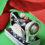 Sparkly Retro Sewing Machine Shaped Bauble, thumbnail 2 of 6