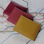 Personalised Leather Travel Card / ID Holder, thumbnail 6 of 12