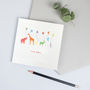 Personalised Thank You Cards With Animals, thumbnail 1 of 4