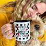 Life Is Better With My Dog Checkerboard Mug, thumbnail 2 of 10