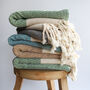 Personalised Cotton Throw, Christmas Gift For Family, thumbnail 10 of 11