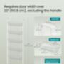 Over Door Pantry Organiser Hanging Spice Rack, thumbnail 2 of 6