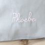 Personalised Embroidered Name Cotton Gift Bag, thumbnail 2 of 2