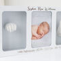 Personalised Photo Frame And Clay Baby Print Casting Kit, thumbnail 2 of 5