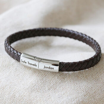 Men's Personalised Woven Bracelet, 6 of 12