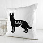 Personalised Dog Silhouette Cushion Cover, thumbnail 11 of 12