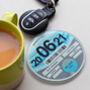 Personalised Tax Disc Coaster For Grandad, thumbnail 1 of 4