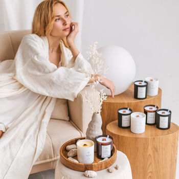 Botanical Candle Birthday Gift Scented With Pure Essential Oils Relaxing Gift For Her Eco Friendly Vegan Candle, 8 of 9